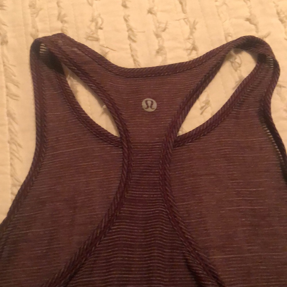 Lululemon Maroon Racerback Tank - Picture 3 of 3